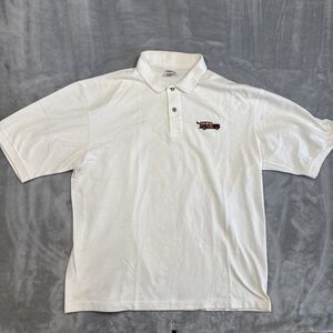 Crazy Shirts Hawaii Men’s L White T-Shirt Woody Station Wagon Embroidered